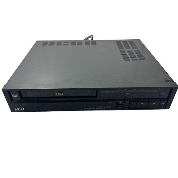 AKAI VS-220U Vcr Vhs HQ High Quality DX3 HEAD DIGITAL TRACK UNTESTED - Picture 1 of 9